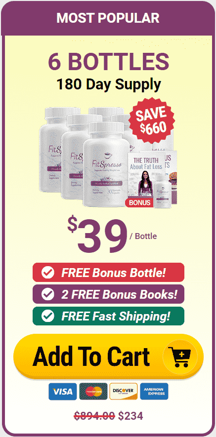 Fitspresso - 6 Bottles